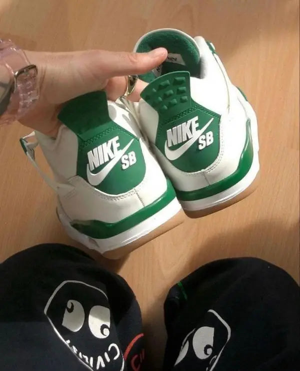 Nikee air Jor_dan Retro 4 Pine Green Semi Ua Quality
