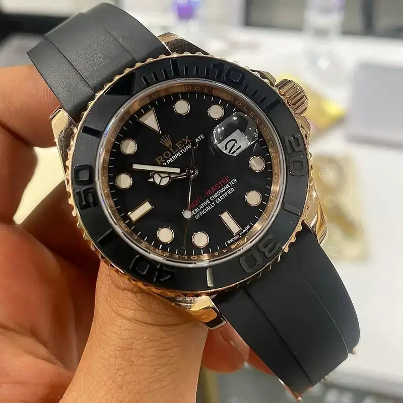 RLX YACH MASTER ROSE GOLD