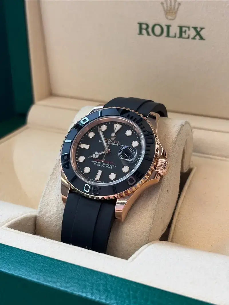 RLX YACH MASTER ROSE GOLD