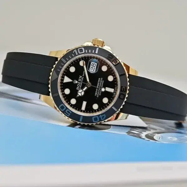 RLX YACH MASTER GOLD BLACK