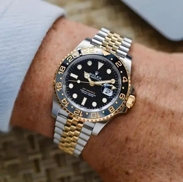 RLX GMT MASTER 2 GOLD BLACK