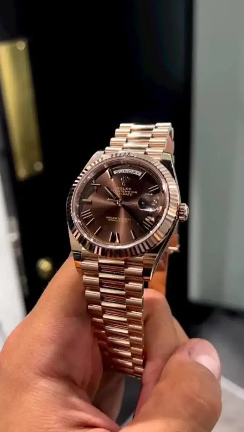 RLX DAYDATE CHOCOLATE DAIL
