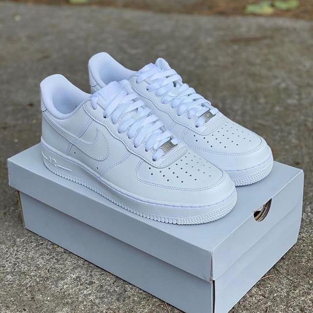 Nik_e AirFor_ce 1 White "Pure Leather"