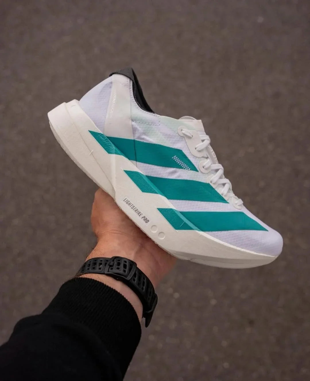 Adi_das Adizero EVO SL White Pure Teal