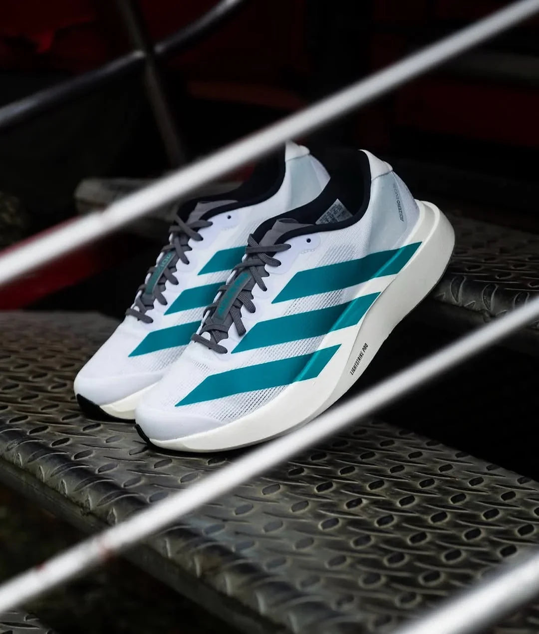 Adi_das Adizero EVO SL White Pure Teal